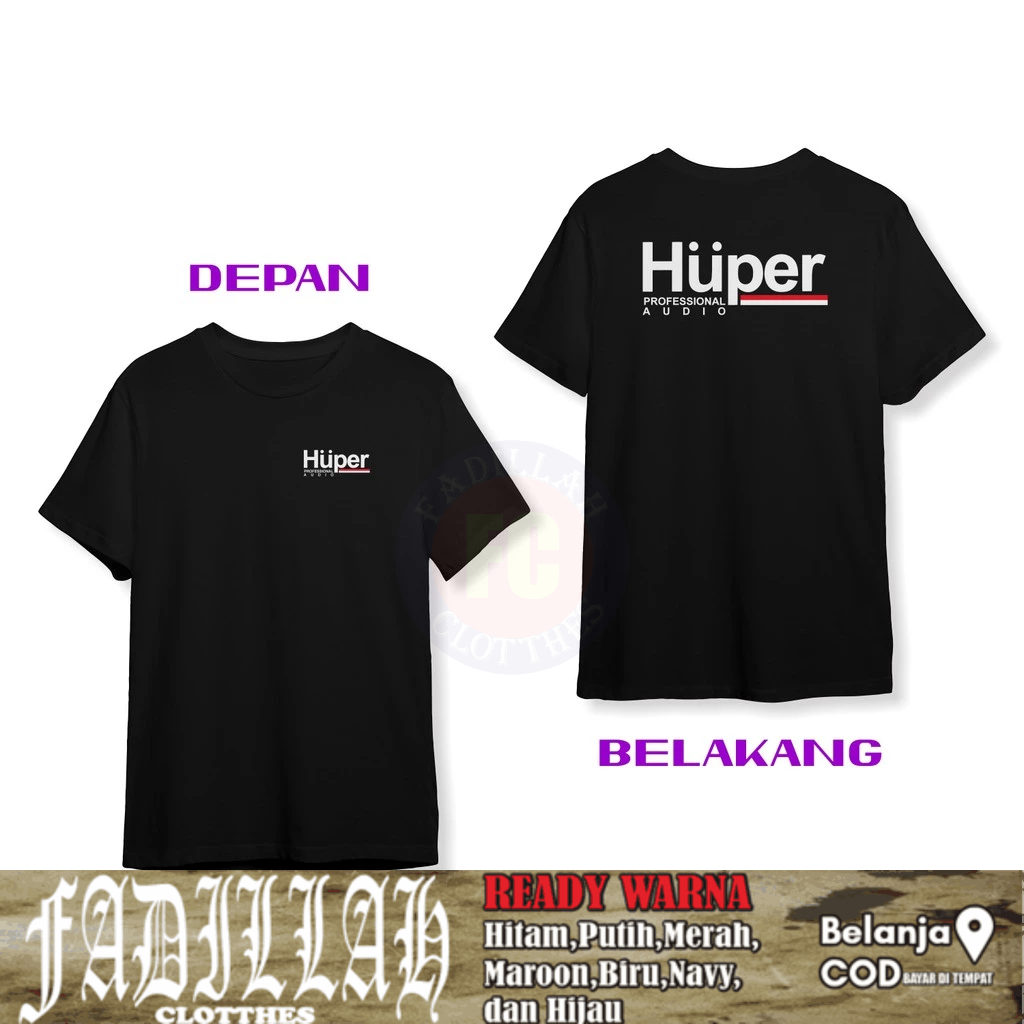 Baju Kaos Huper Professional Audio Indonesia Baju Distro