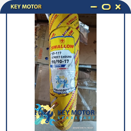 Ban Luar Motor Swallow Tube Type 90/90-17 100% Asli dan Baru
