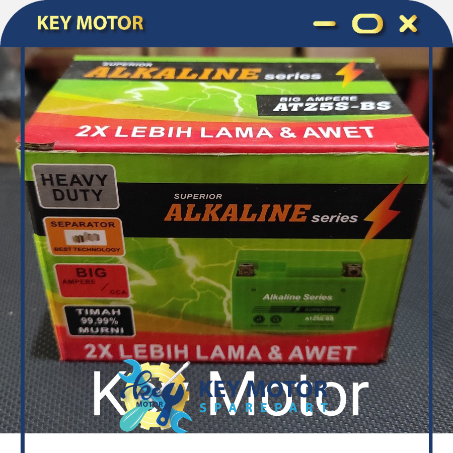 Accu / Aki ALKALINE ATZ5S - BS Aki Kering 100% Asli