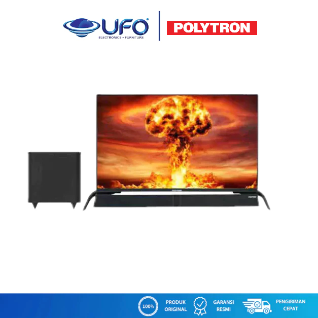 Polytron 32 inch Led Digital TV Cinemax Soundbar PLD32BV1558 | PLD 32BV1558