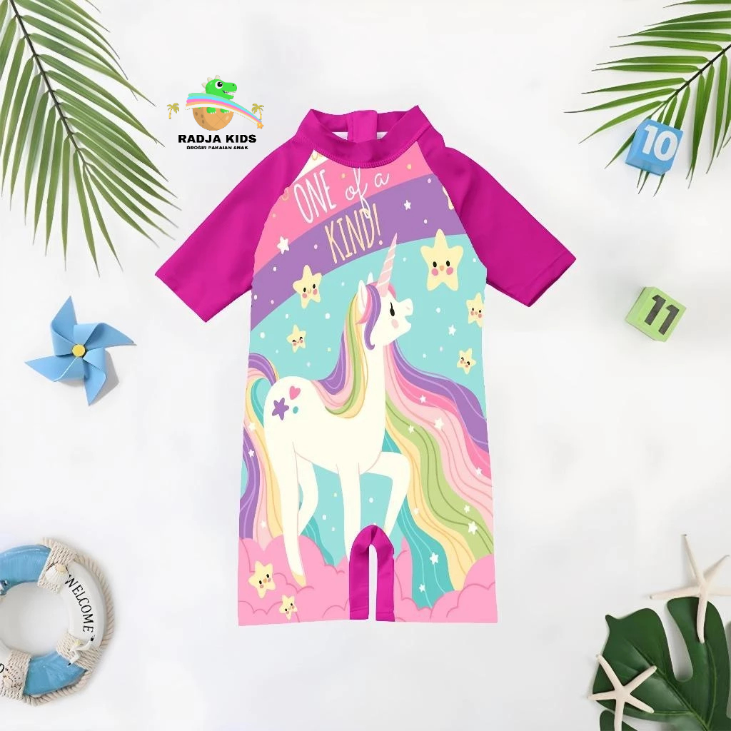 Renang anak - baju renang swimsuit surfer girl Usia 1-9 Tahun