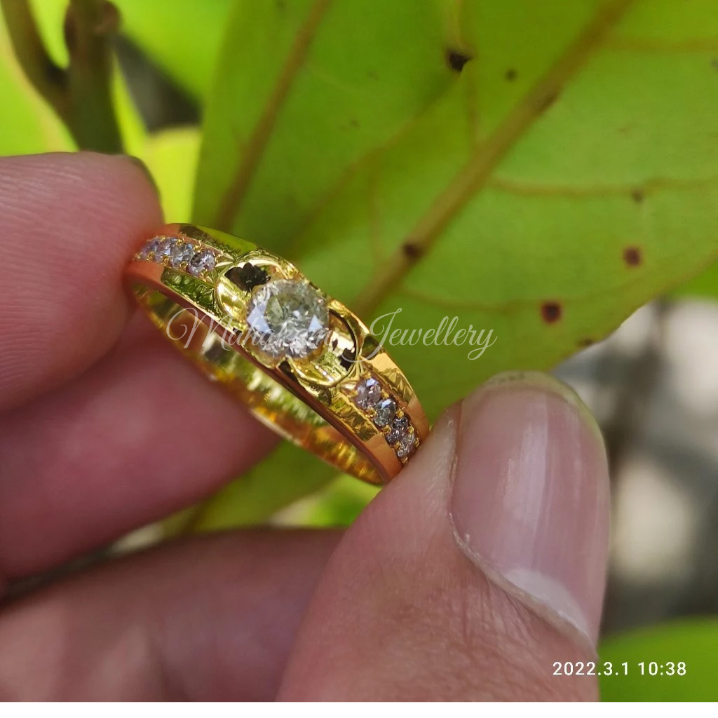 cincin emas berlian asli