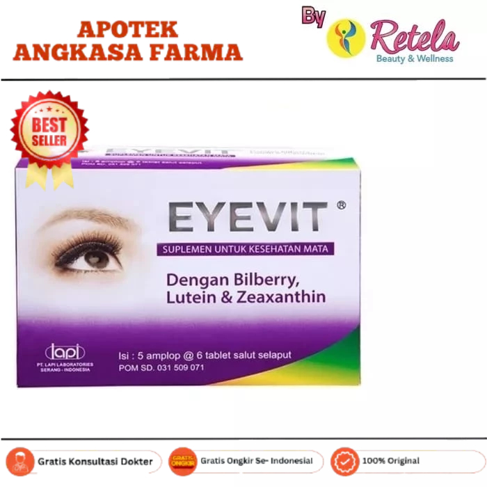 EYEVIT 1 BOX ISI 30 TABLET / VITAMIN MATA