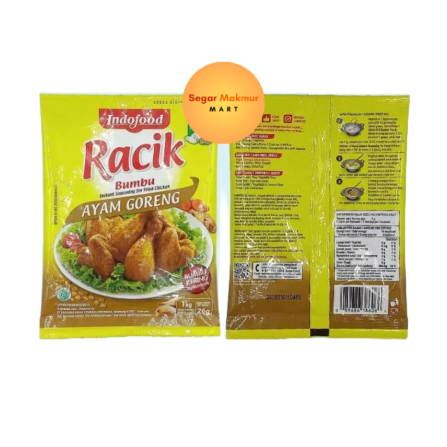 

Indofood Racik Ayam Goreng 26GR Tepung Bumbu Instant