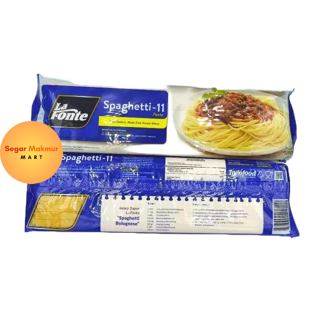 

(SMM) La Fonte Spaghetti Spageti SIZE 11 Pasta 450GR Lafonte