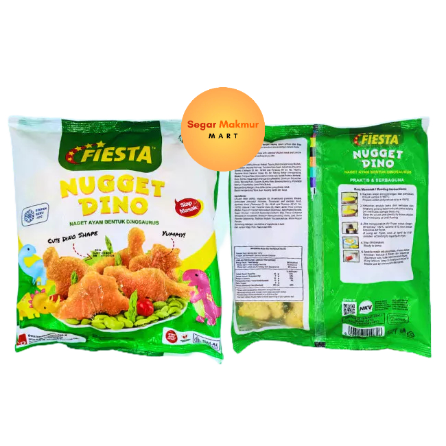 

(SMM) Fiesta Nugget Dino 400GR Naget berbentuk Dinosaurus 400 GRAM