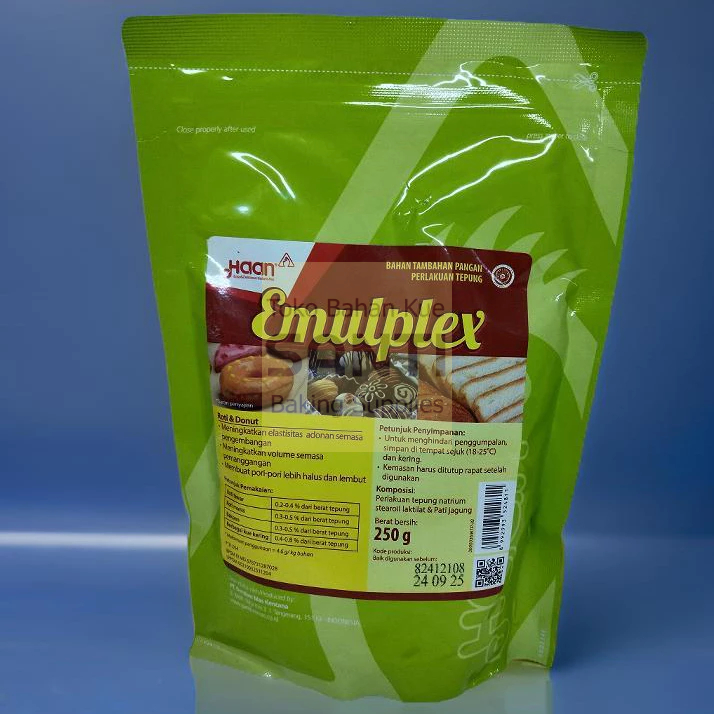 

Haan Emuplex | Tambahan Perlakuan Tepung Improver | 250 Gram