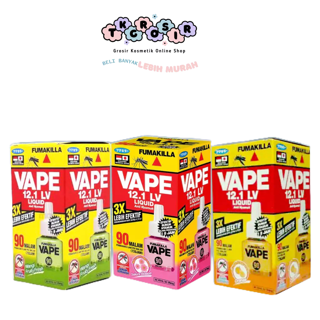 Fumakilla Vape Liquid Refill 90 Malam Obat Nyamuk Elektrik Anti Nyamuk