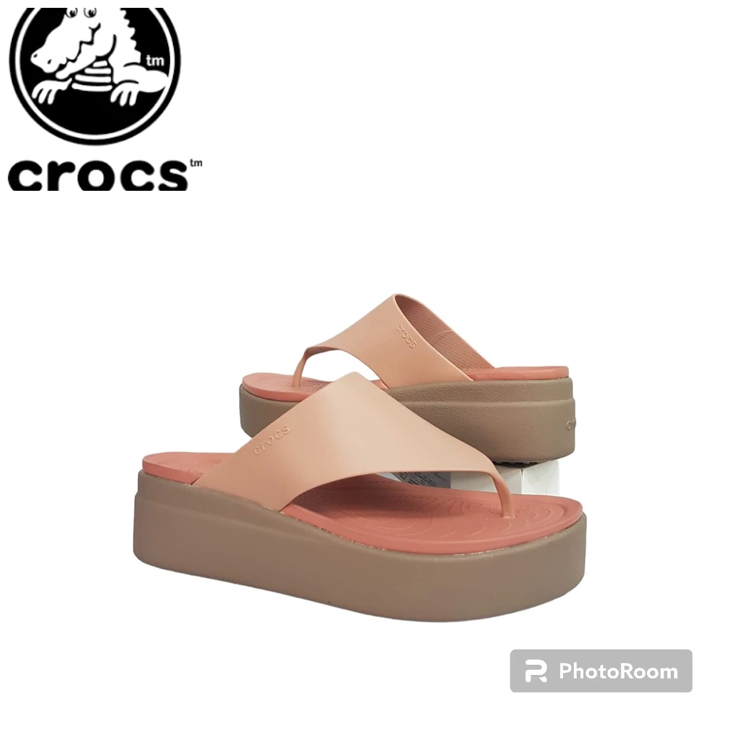 TERLARIS CROCS BRO KLYN FLIP WEDGES/SANDAL WEDGES WANITA/SANDAL CROCS WEDGES/SANDAL WANITA