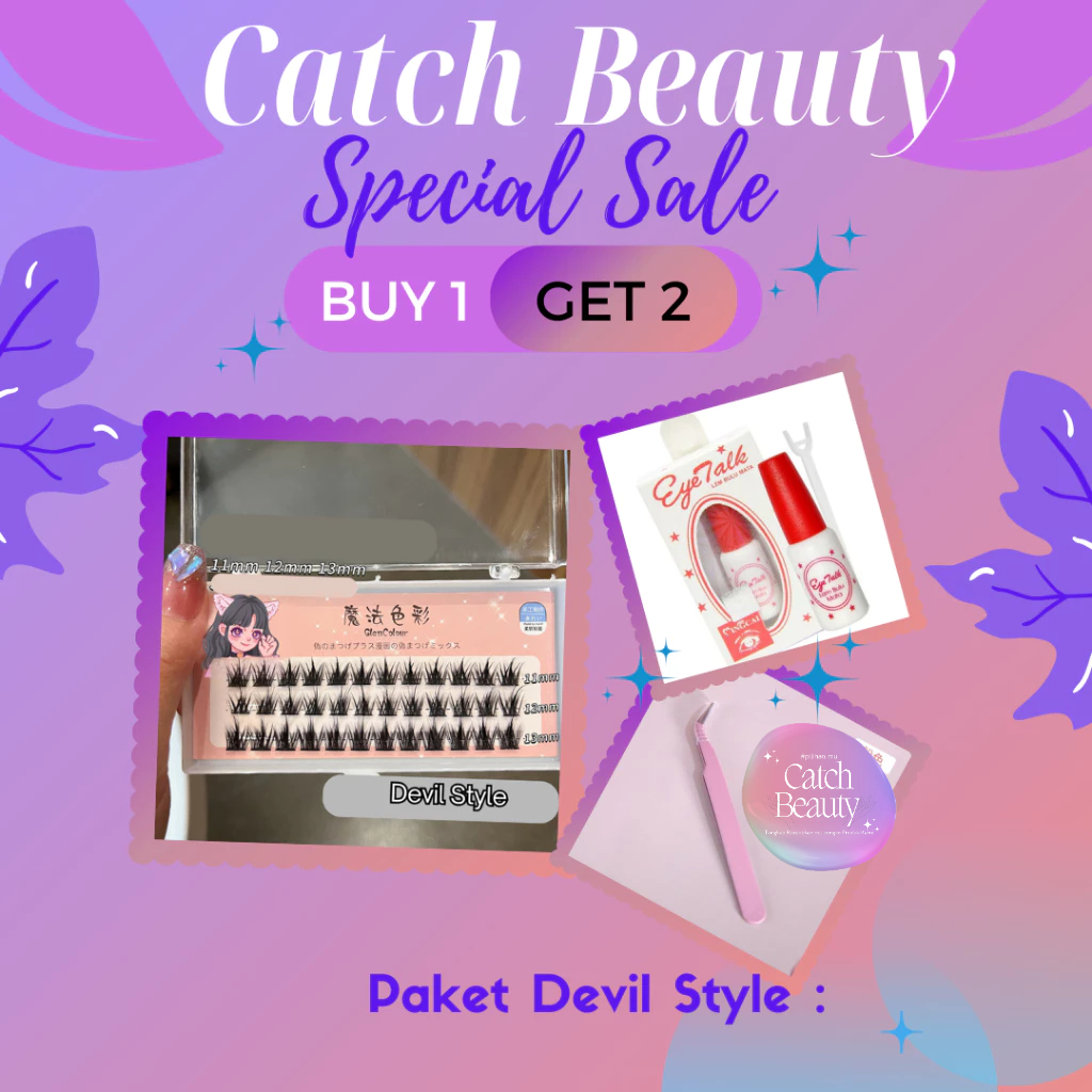 CB PAKET Bulu Mata Palsu Berkualitas Tinggi Eyelash Extension 11/12/13mm Natural Ekstensi Bulu Eyela