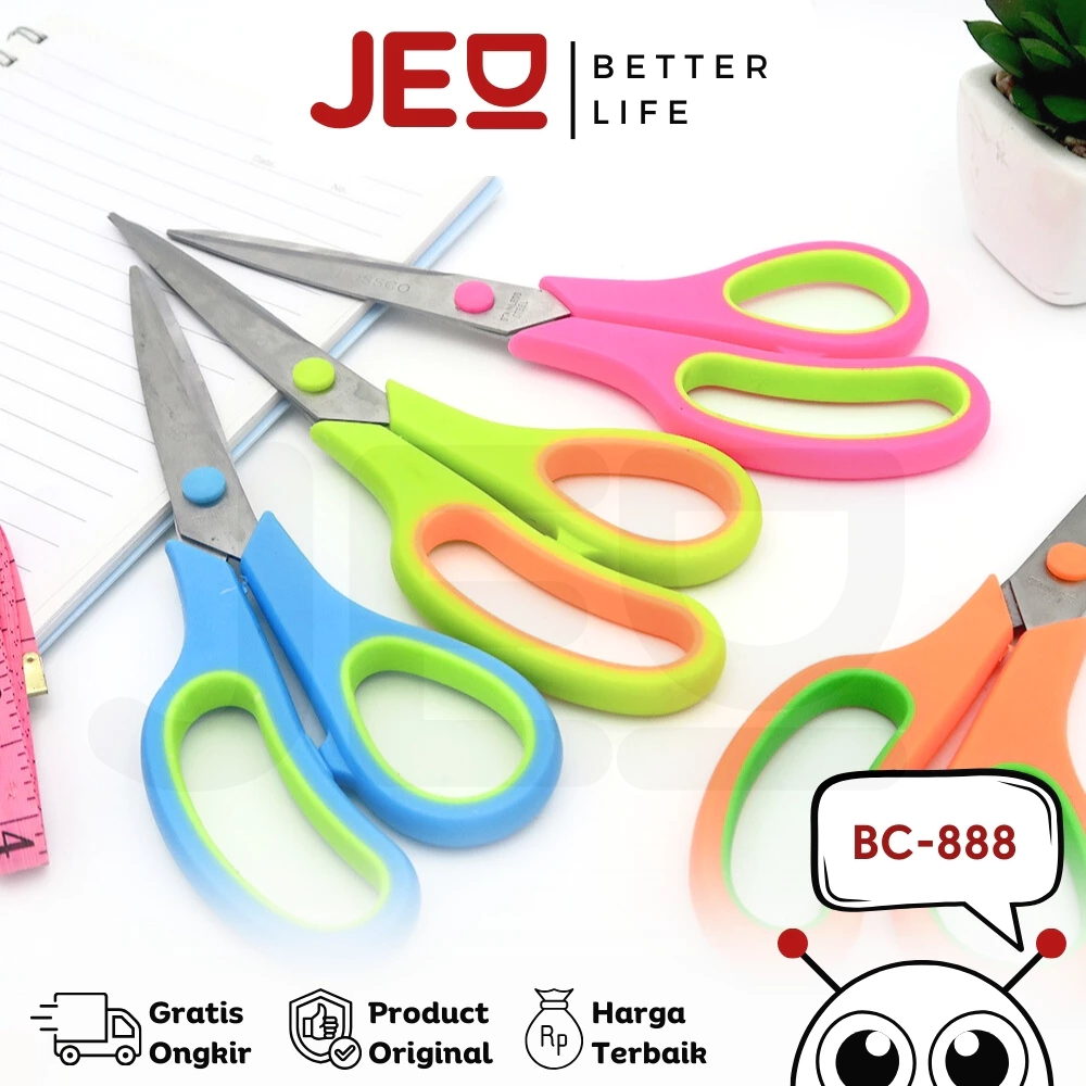 

RB Gunting Scissors BOSSCO BC-888 1 Lembar (12 Pcs)
