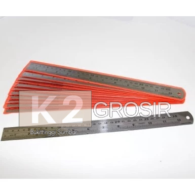 

(1 Lusin / 12 Pcs) Penggaris Besi 30 Cm