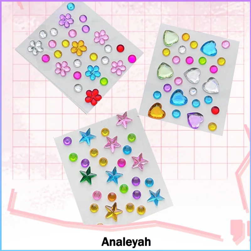 

3D Stiker CASE HP IPHONE 3D Stiker Mini Five Point Star Berlian Stiker Hadiah Sticker HP CASE Perhiasan Diy Sticker- ALY