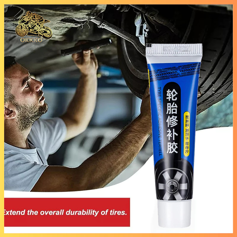 60ml Lem Ban Hitam Roda Kendaraan Lem Anti Bocor Kit Ban Mobil Lem Body Motor Lem Bodykit Mobil Univ