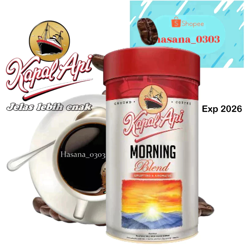 

Kapal Api Morning Blend 200 Gram [ Kopi Bubuk ]