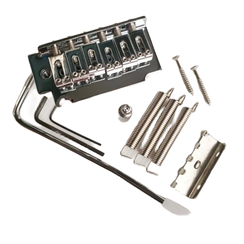 Guitar Tremolo Semi Updown Stratocaster Set Chrome / Tremolo Gitar Elektrik Semi Updown Stratocaster