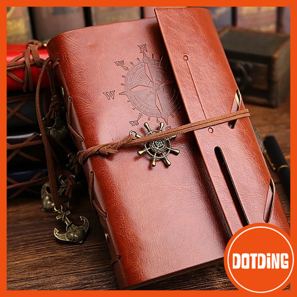 

[COD] Buku Catatan Pirate Tali Bajak Laut Retro Kulit Sintetis PU Buku Catatan Kertas Kraft Buku Diary Notebook Buku Tulis Notepad Notebook Hadiah Gift bag