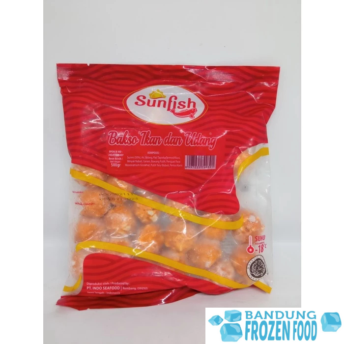

Sunfish Bakso Ikan Rasa Udang 500gr