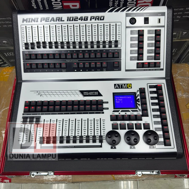 NEW Minipearl 1024B PRO Pearl 1024B PRO dmx console mixer lighting lampu panggung parled moving beam