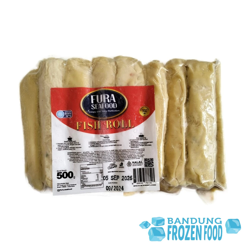 

FURA SEAFOOD FISH ROLL 500 GR
