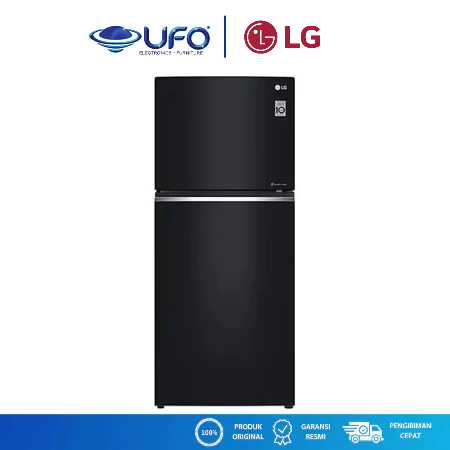 LG Kulkas 2 Pintu 416 Liter Smart Inverter Compressor dan Linear Cooling GNC422SGCL | Lemari Es