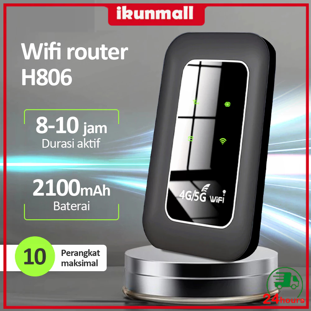 【24H】H806 Wireless Router 4G LTE Mini Modem 150Mbps Mobile Broadband WiFi