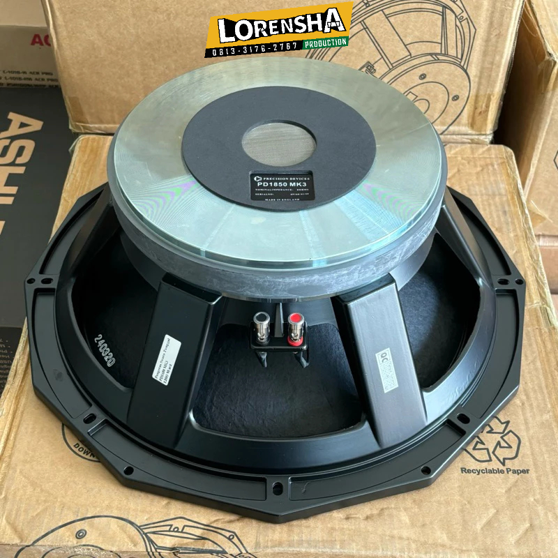 Speaker Precision Devices PD1850 MK 3 Grade A Double Spider