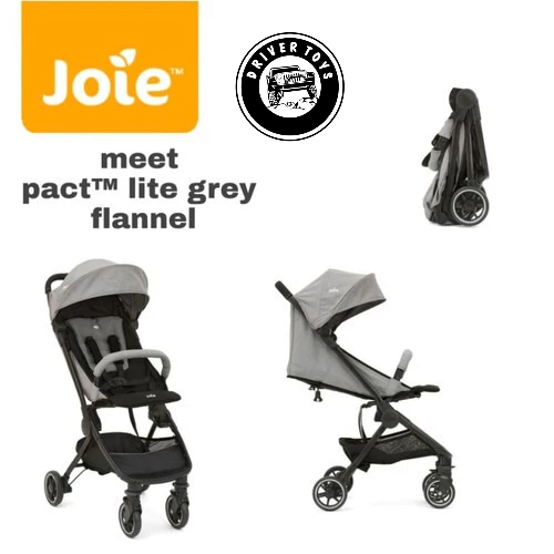 STROLLER ANAK JOIE PACT LITE GREY FLANEL