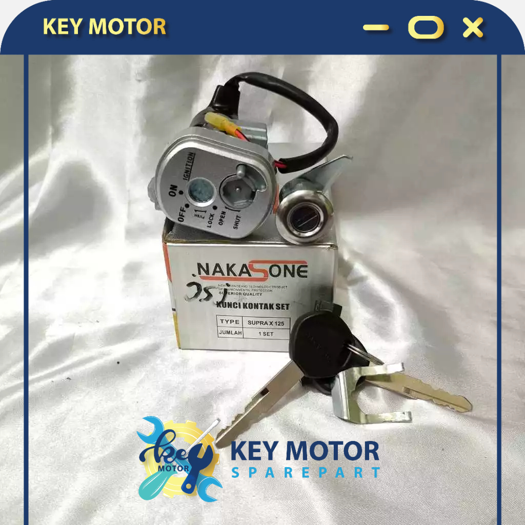 Kunci Kontak + Jok Motor 1 Set Motor Supra X 125