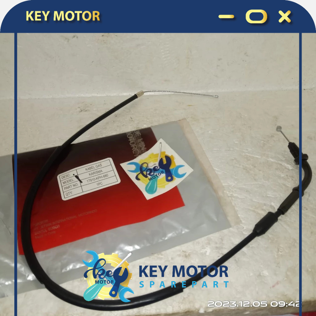 Kabel Gas / Kabel Tali Gas Motor Kharisma - Supra X 125 Baru
