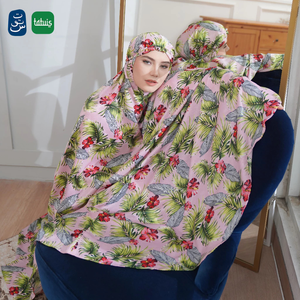 Tatuis Mukena Tiara 495 Pink Dewasa Maxi Jumbo Young Series