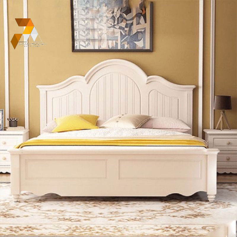 DIPAN KLASIK DUCO DIPAN KAYU PUTIH TEMPAT TIDUR KAYU DIVAN KLASIK