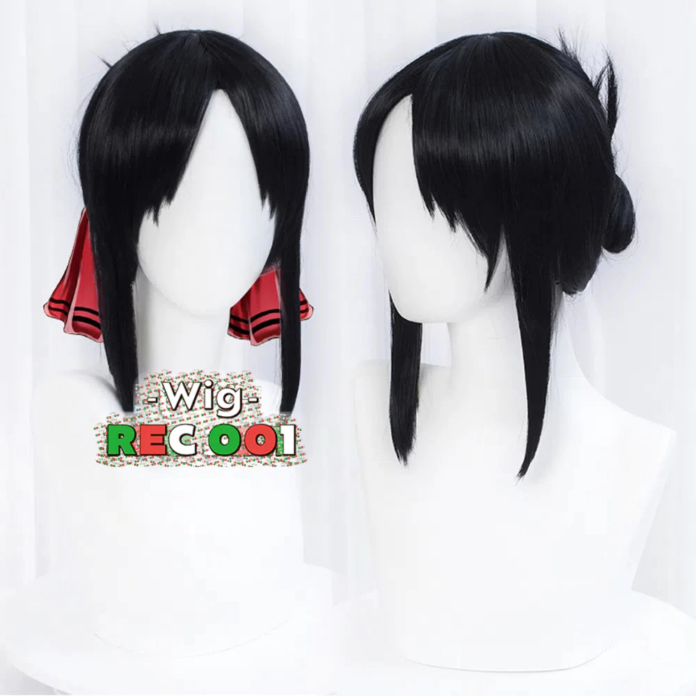 M Wig Shinomiya Kaguya Cosplay Kaguya-sama：Love Is War Orang Dewasa/Anak-Anak Dapat Menggunakannya