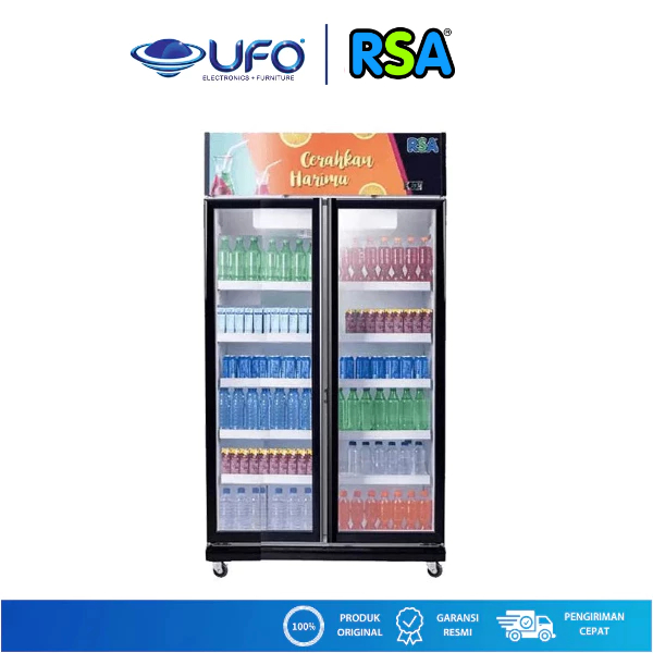 RSA Showcase 2 Pintu 600 Liter Opal