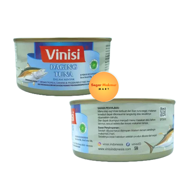 

(SMM) Vinisi Chunk Light Tuna 160GR Daging Ikan Kaleng dalam Rendaman Minyak