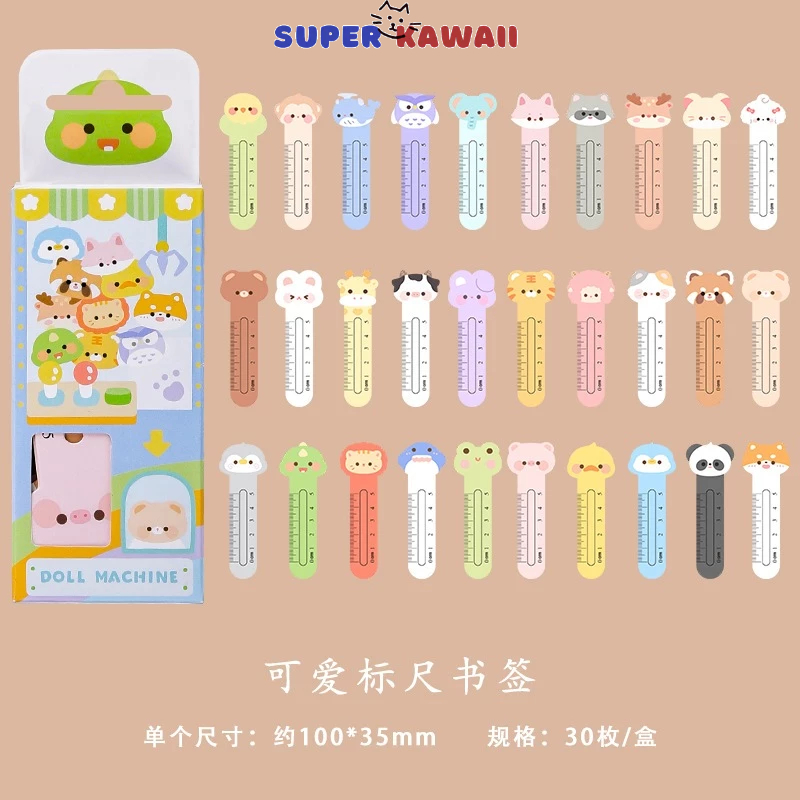 

SK 292 - Penggaris / pembatas buku motif binatang lucu ukuran 10 cm isi 30 pcs / penggaris anak / penggaris sekolah / ruler / school ruler / cartoon ruler