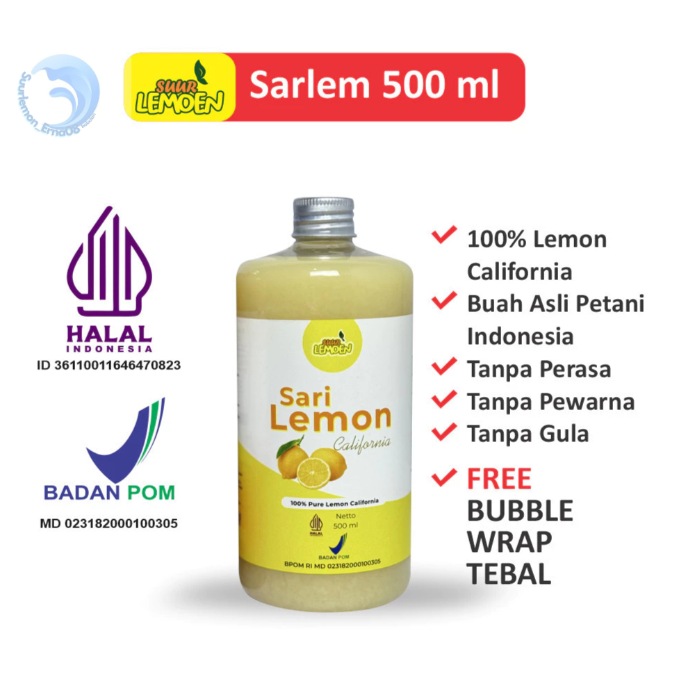 

Sari Lemon Suur Lemoen - Air Lemon Murni - Bundle Sari Lemon 500ml