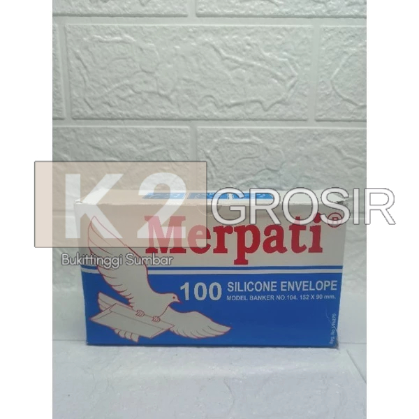 

Amplop Merpati no 104 (kecil) 1box isi 100 Lembar