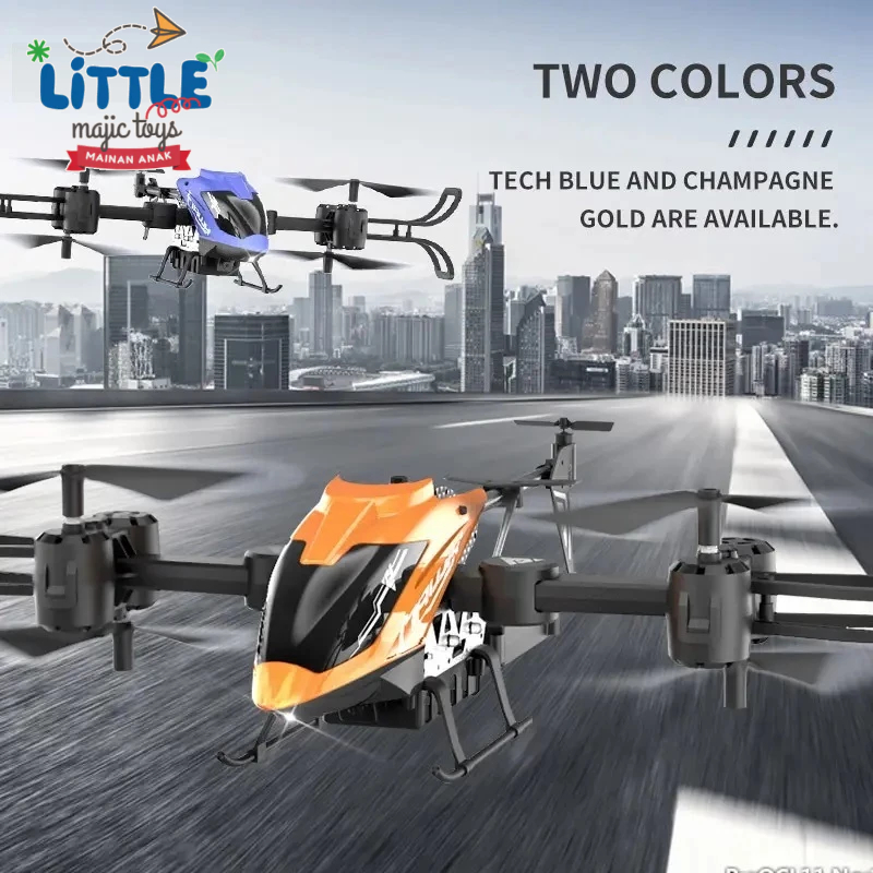 Mainan Helikopter Terbang Besar 2.4G Mainan Helikopter Besar Pesawat Terban 360° Untuk Anak-anak