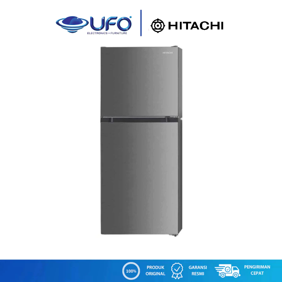 Hitachi Kulkas 2 Pintu Inverter Kapasitas 181 Liter HRTN5198
