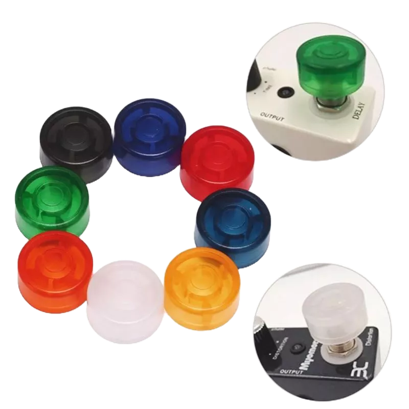 Tombol Efek Gitar Listrik / Tombol Footswitch Topper Efek Gitar Warna Hitam