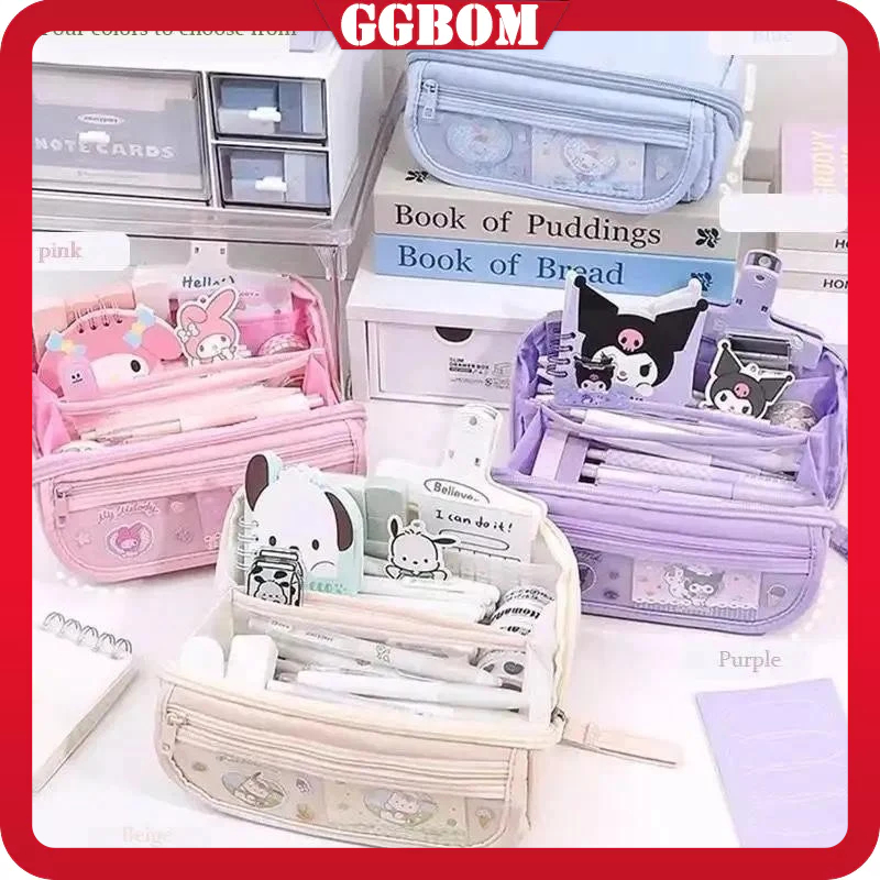 

[Ready Stock] Tempat Pensil Sanrio Lucu Berkapasitas Besar / Kotak Pensil Kuromi Anime My Melody Cinnamoroll Penyimpanan Alat Tulis Siswa Perlengkapan Sekolah