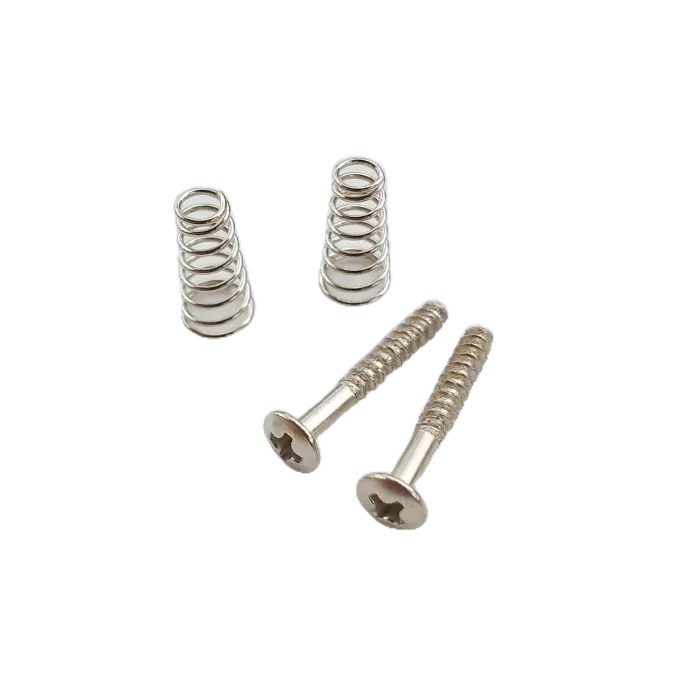 Screw Pickup Gitar Single Coil Set Chrome / Sekrup Pickup Gitar Single Coil