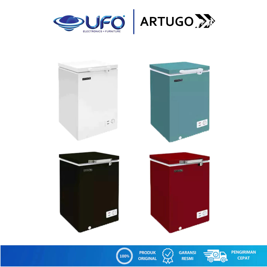 Artugo CF101/A/B/C/CW Chest Freezer Kapasitas 100L