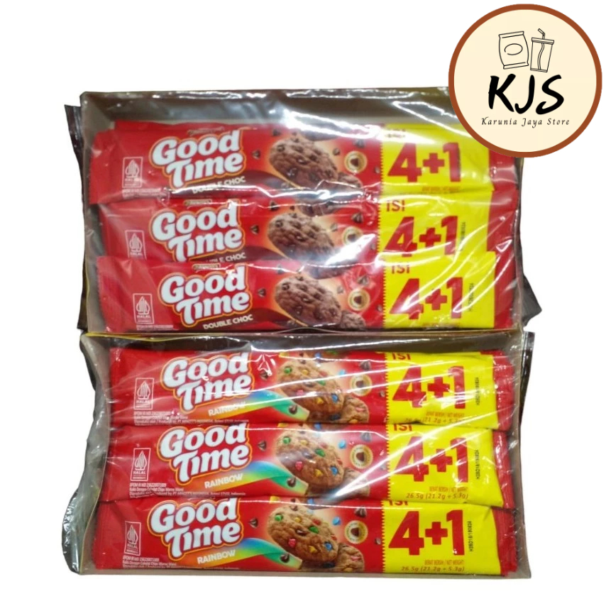 

GOOD TIME 26,5gr RASA DOUBLE CHOCO, RAINBOW / 1 PACK ISI 12 SACHET (HARGA PER PACK)