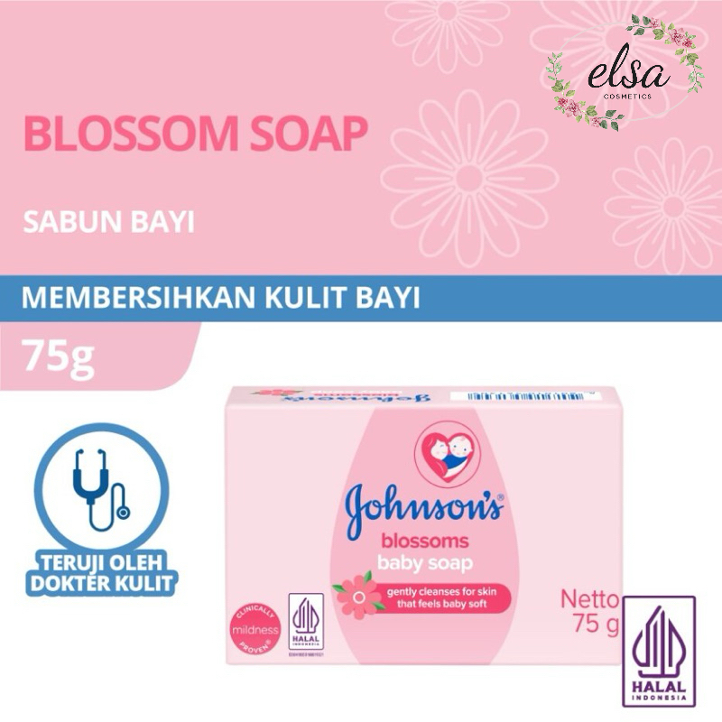 Johnsons Baby Bar Soap 75gr / Sabun batang Johnsons 75gr