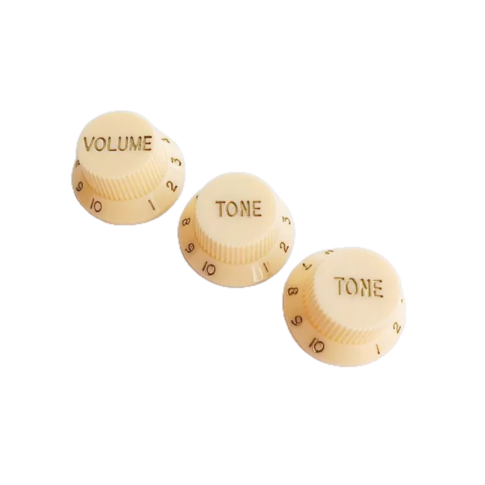 Guitar Knob Stratocaster Set Ivory
