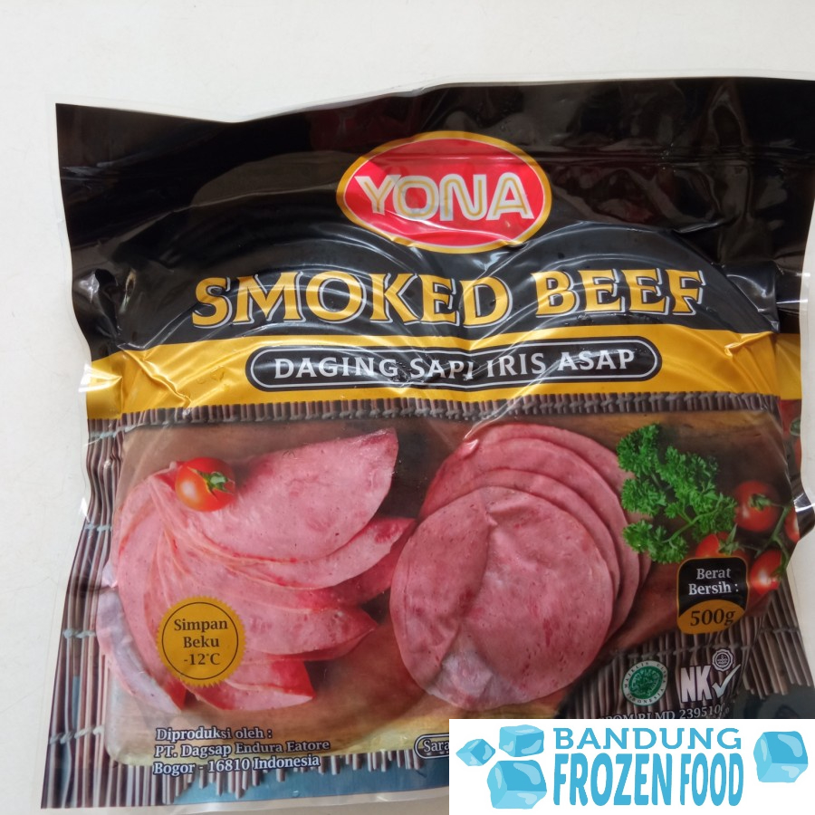 

YONA SMOKED BEEF 500GR Daging Sapi Iris Asap