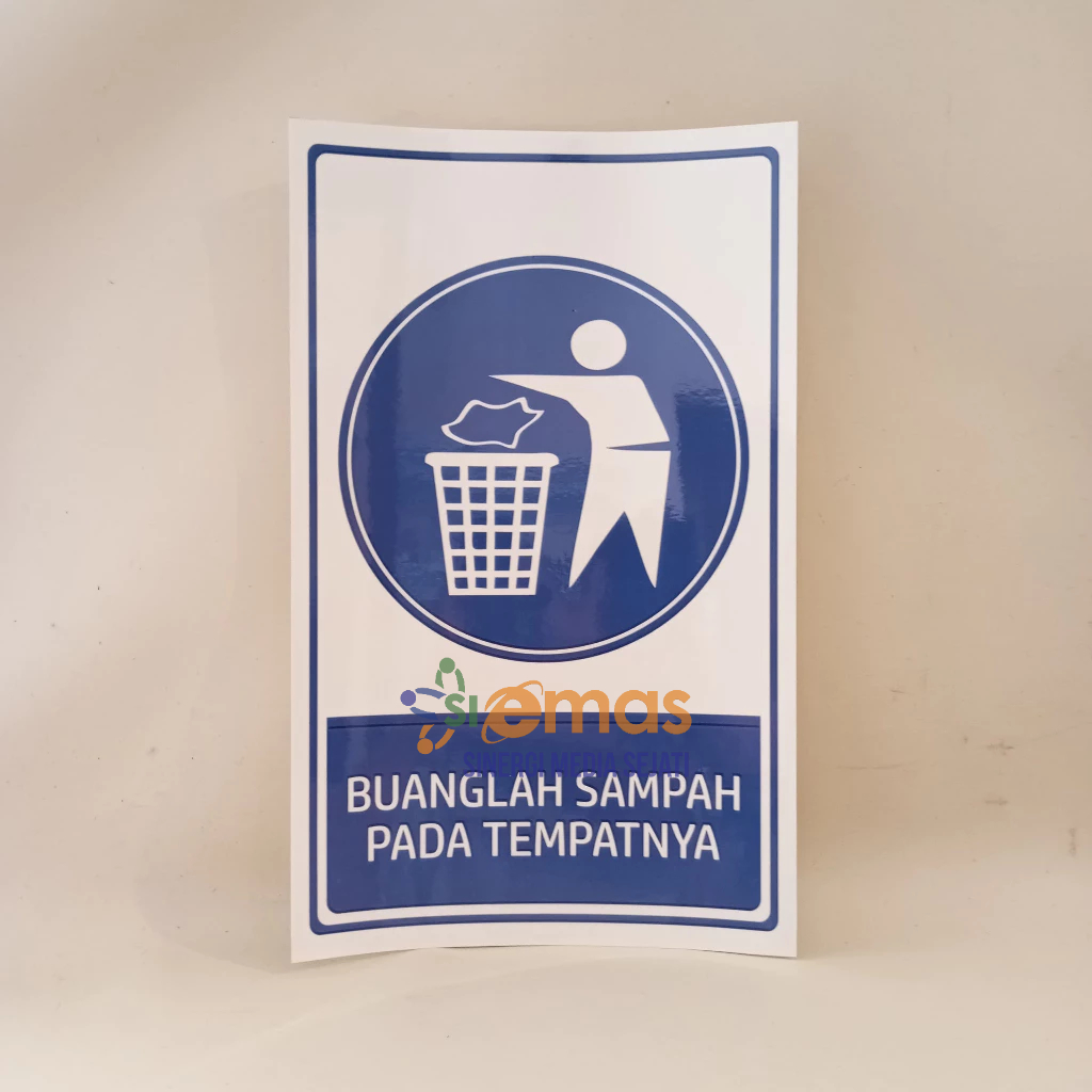 

Stiker Buanglah Sampah Pada Tempatnya