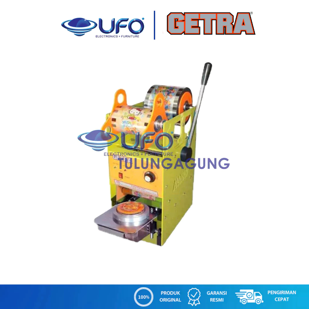 Getra Cup Sealer Mesin Manual Sealer Cup Plastik SCD8
